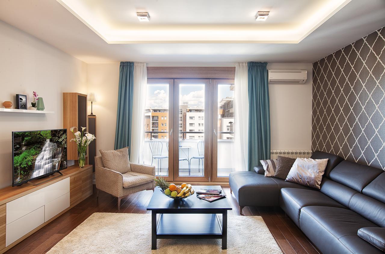 A Blok-Apartment The One Beograd Bagian luar foto
